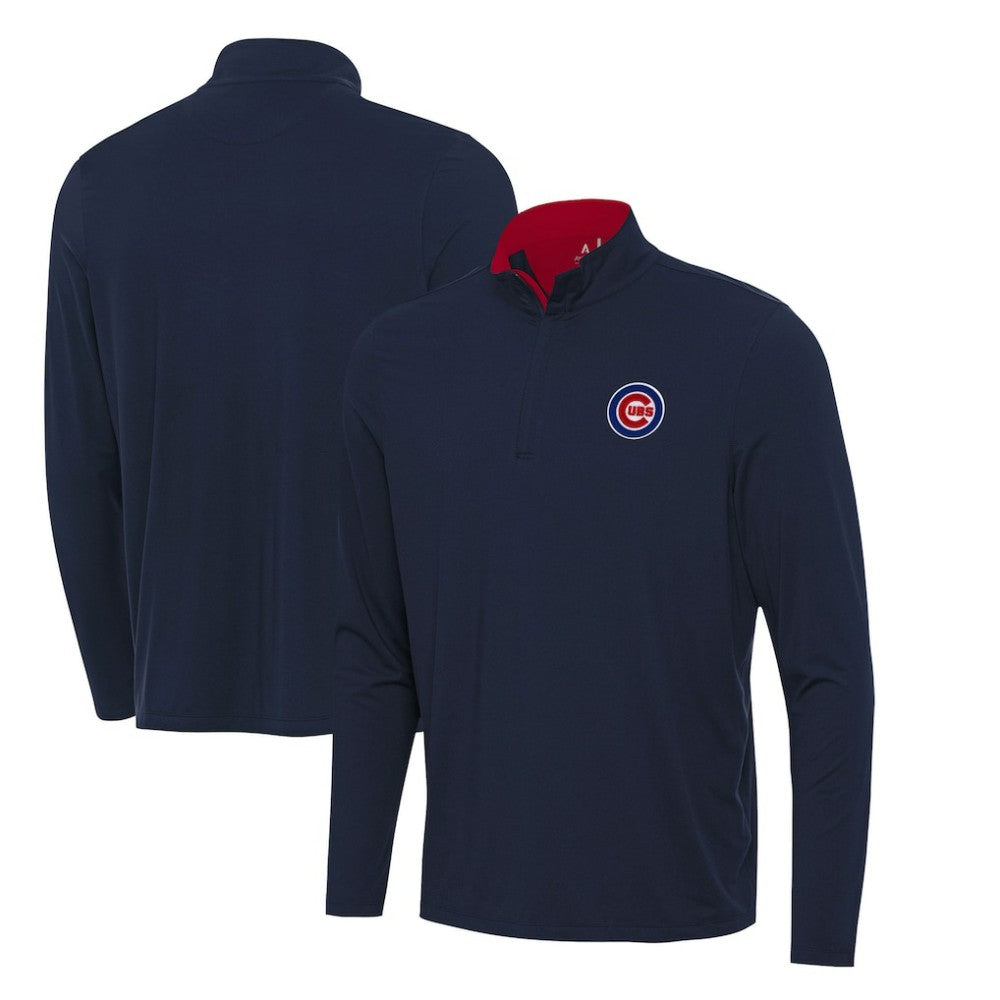 MLB Chicago Cubs Antigua Content Quarter-Zip Top
