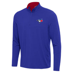MLB Toronto Blue Jays Antigua Content Quarter-Zip Top