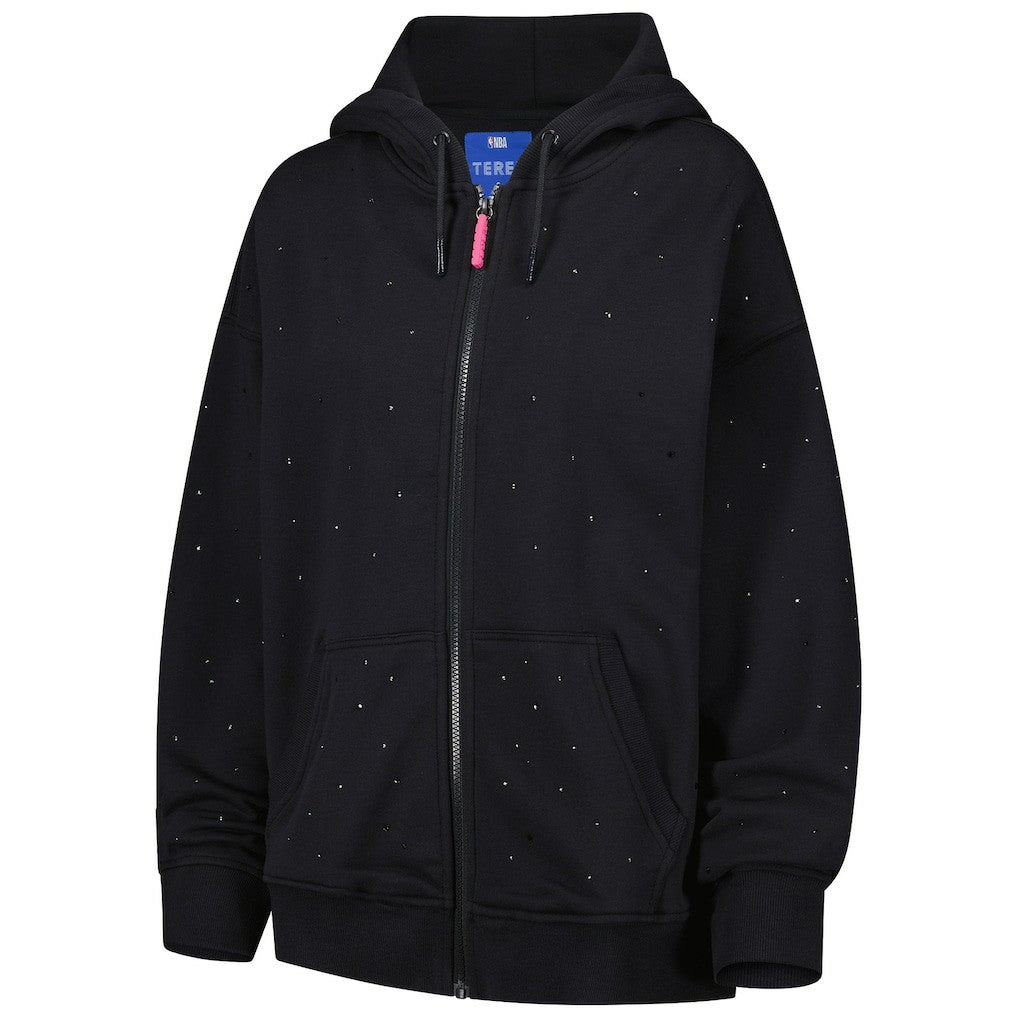 NBA Boston Celtics Terez Women's Oversized Allover Gemstone Full-Zip Hoodie