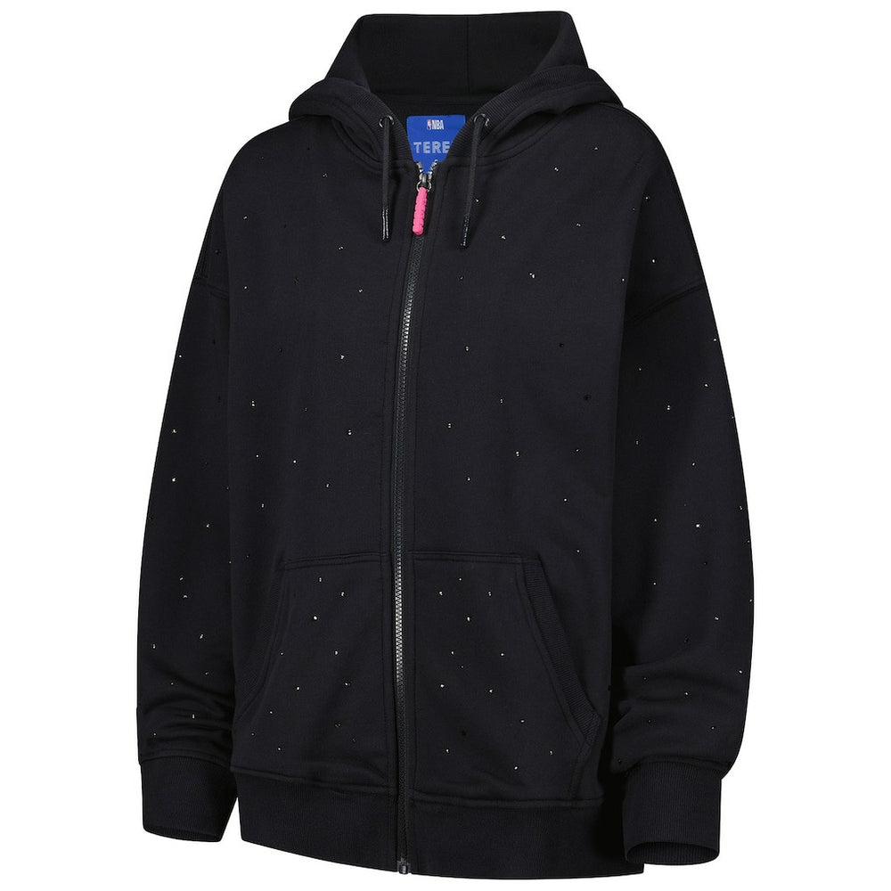 NBA Boston Celtics Terez Women's Oversized Allover Gemstone Full-Zip Hoodie