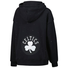 NBA Boston Celtics Terez Women's Oversized Allover Gemstone Full-Zip Hoodie