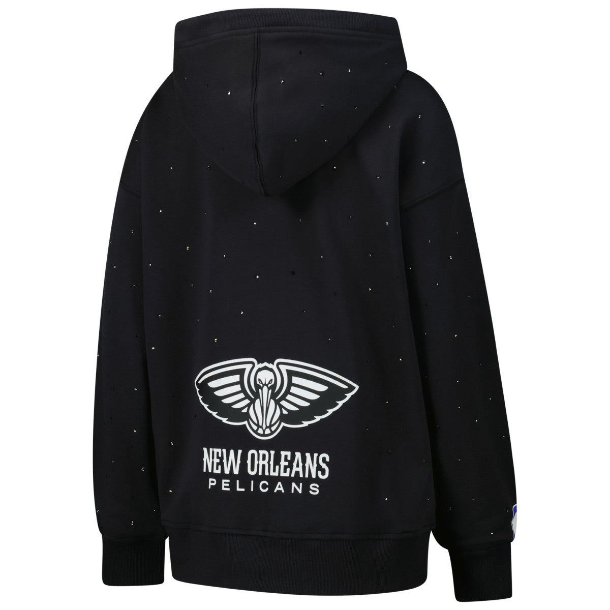 NBA New Orleans Pelicans Terez Women's Oversized Allover Gemstone Full-Zip Hoodie