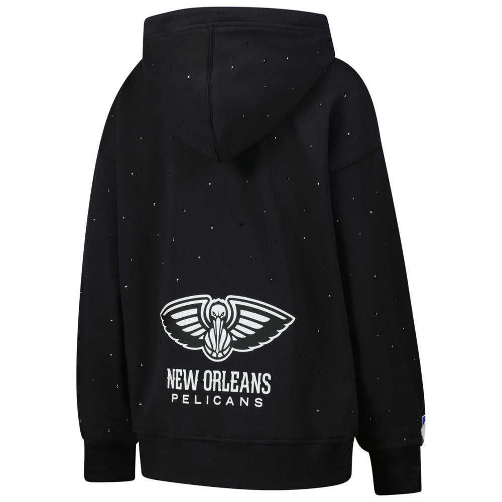 NBA New Orleans Pelicans Terez Women's Oversized Allover Gemstone Full-Zip Hoodie
