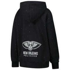 NBA New Orleans Pelicans Terez Women's Oversized Allover Gemstone Full-Zip Hoodie