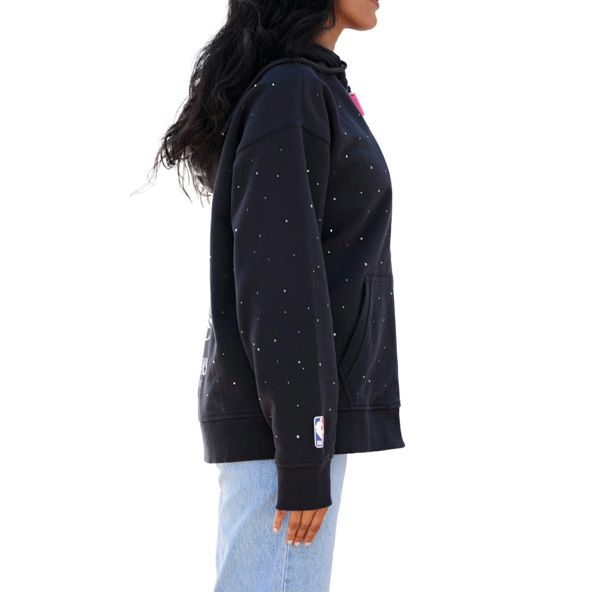 NBA New Orleans Pelicans Terez Women's Oversized Allover Gemstone Full-Zip Hoodie