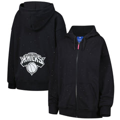 NBA New York Knicks Terez Women's Oversized Allover Gemstone Full-Zip Hoodie