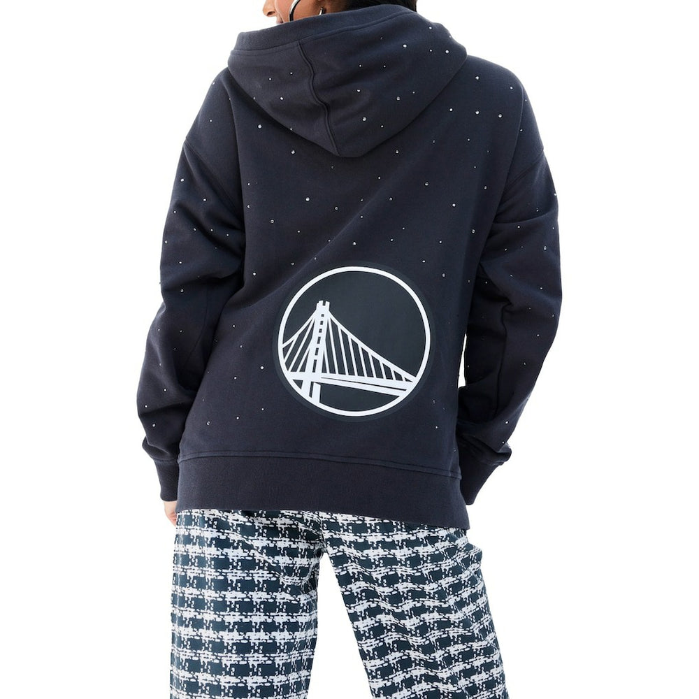 NBA Golden State Warriors Terez Women's Oversized Allover Gemstone Full-Zip Hoodie sale