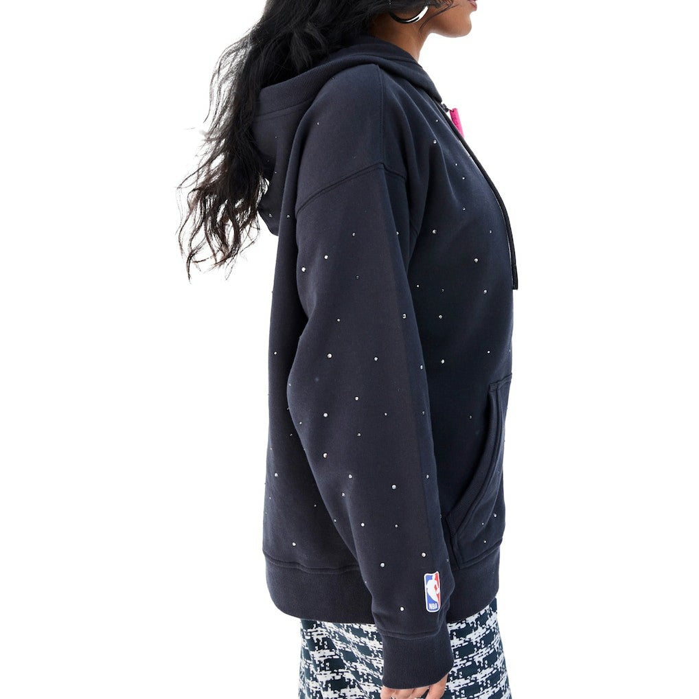 NBA Golden State Warriors Terez Women's Oversized Allover Gemstone Full-Zip Hoodie sale