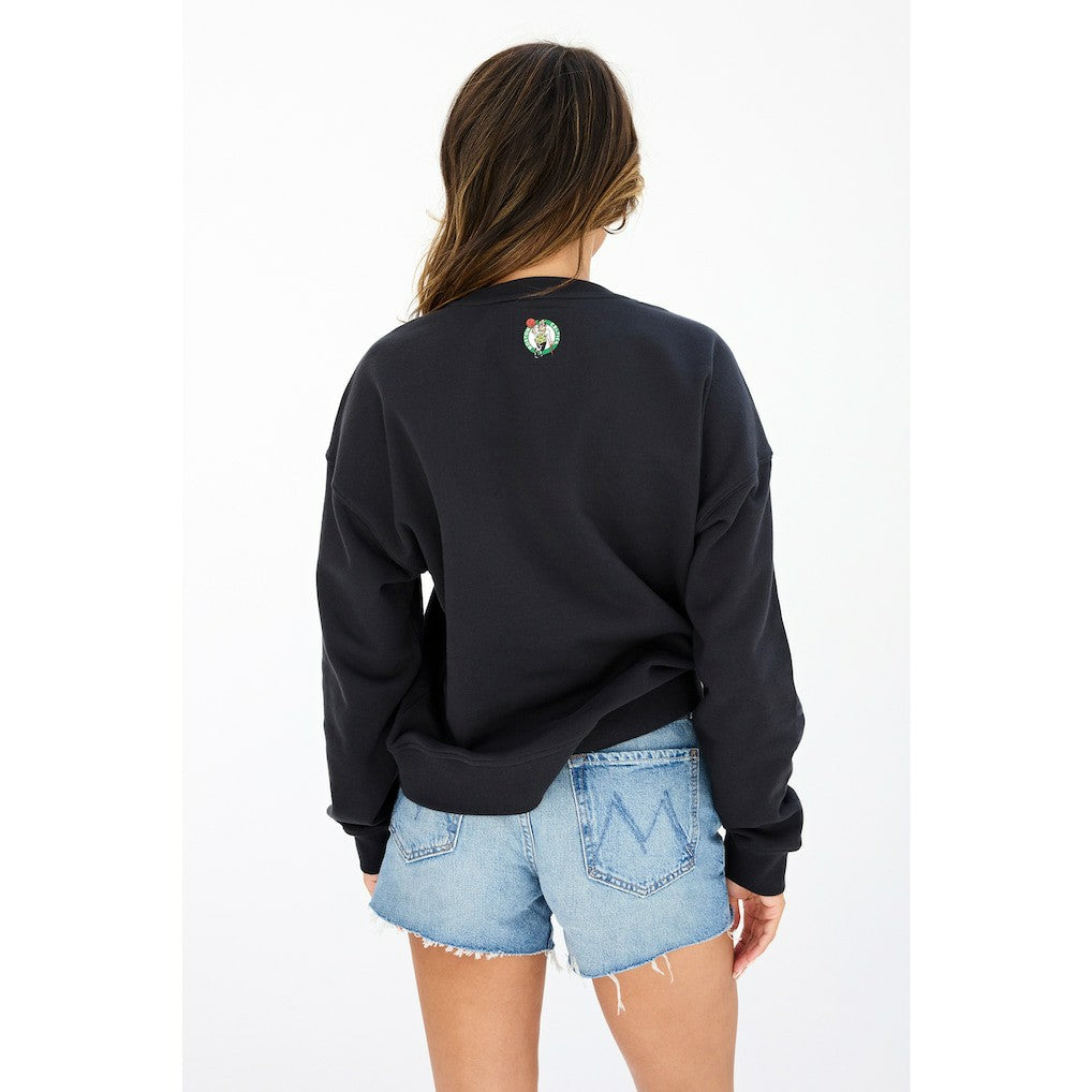 NBA Boston Celtics Terez Women's Gemstone Logo Pullover Sweatshirt