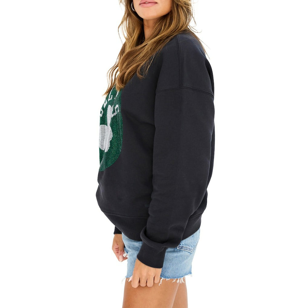 NBA Boston Celtics Terez Women's Gemstone Logo Pullover Sweatshirt