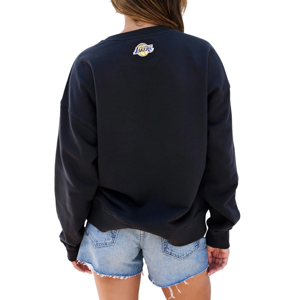 NBA Los Angeles Lakers Terez Women's Gemstone Logo Pullover Sweatshirt
