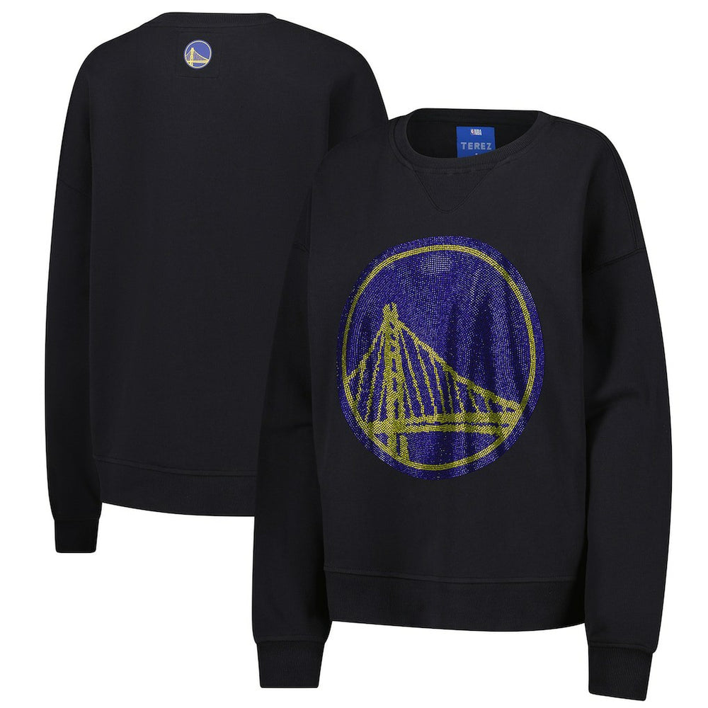 NBA Golden State Warriors Terez Women's Gemstone Logo Pullover Sweatshirt sale