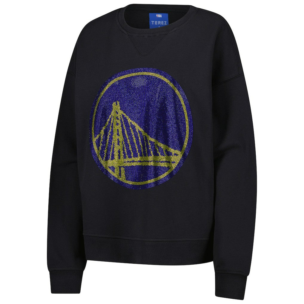 NBA Golden State Warriors Terez Women's Gemstone Logo Pullover Sweatshirt sale