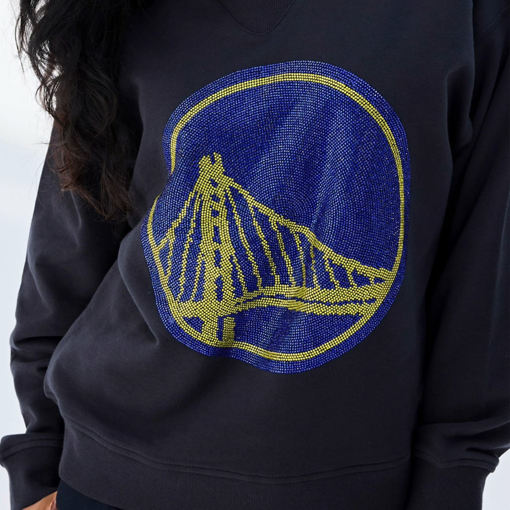 NBA Golden State Warriors Terez Women's Gemstone Logo Pullover Sweatshirt sale