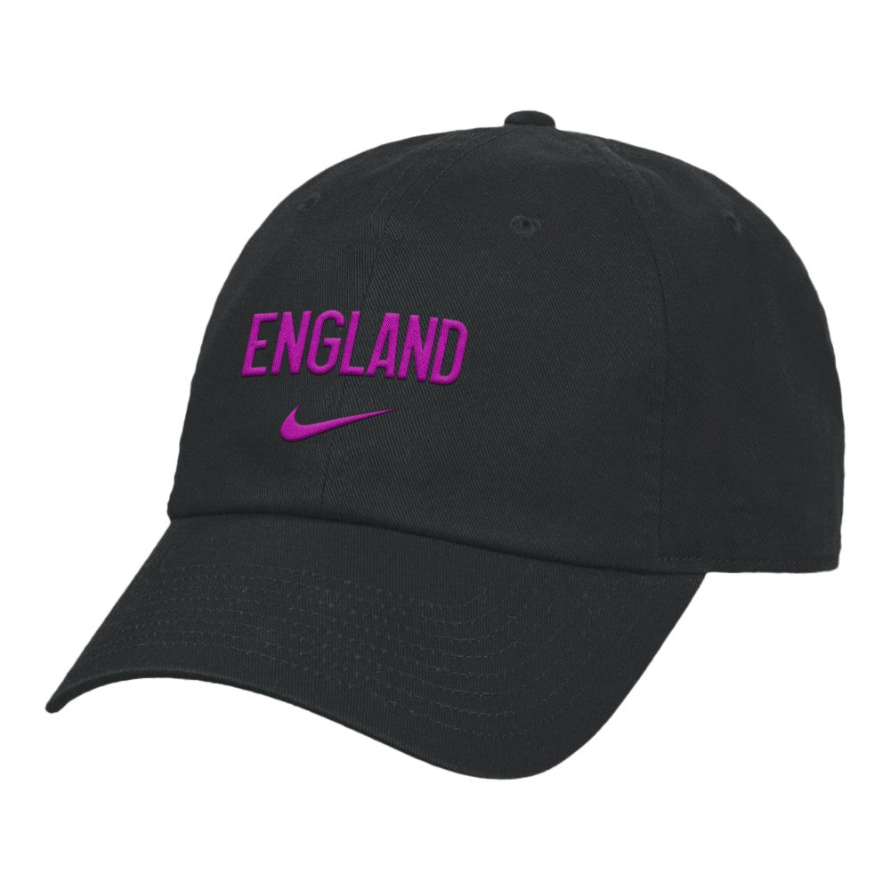 England National Team Unisex Club Adjustable Hat - Nike Black
