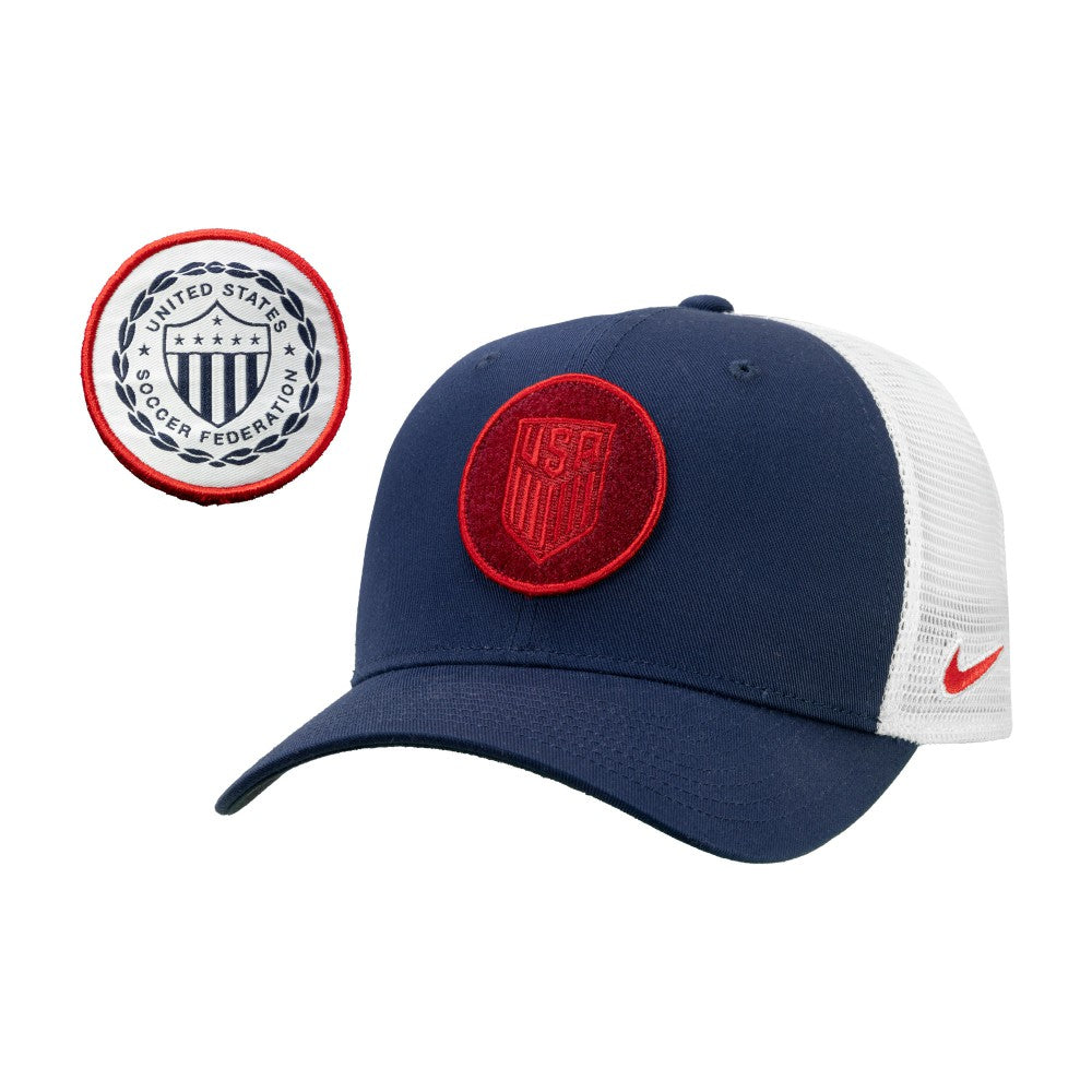 USMNT Unisex Rise Trucker Adjustable Hat - Nike Navy