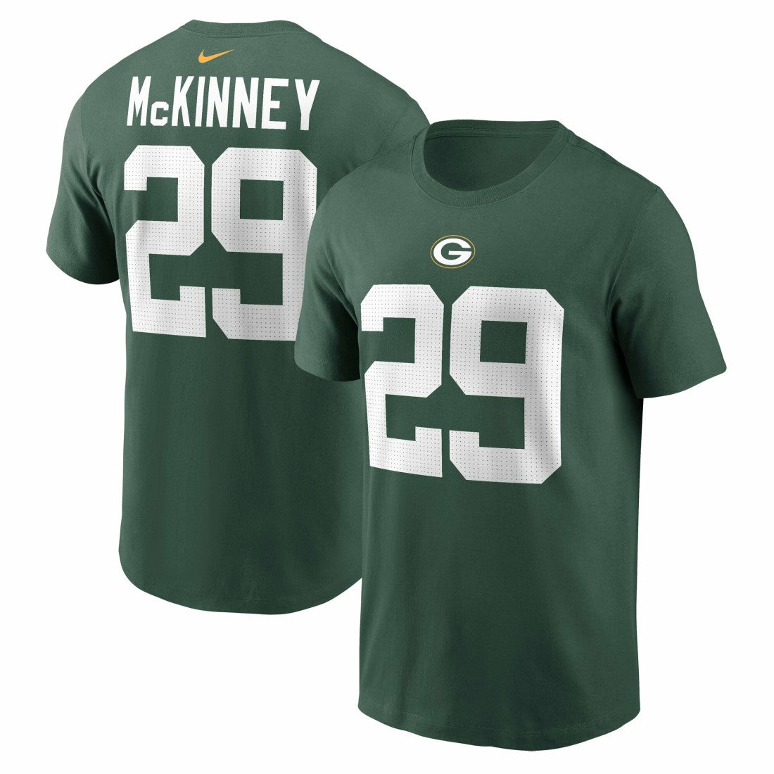 Xavier McKinney  Name & Number T-Shirt - Green Bay Packers