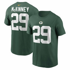 Xavier McKinney  Name & Number T-Shirt - Green Bay Packers