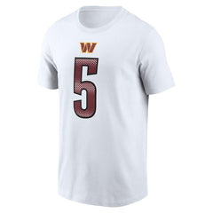 Jayden Daniels  Name & Number T-Shirt - Washington Commanders