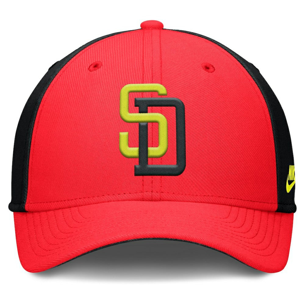 MLB San Diego Padres Nike Neon 90s Rise SwooshFlex Hat