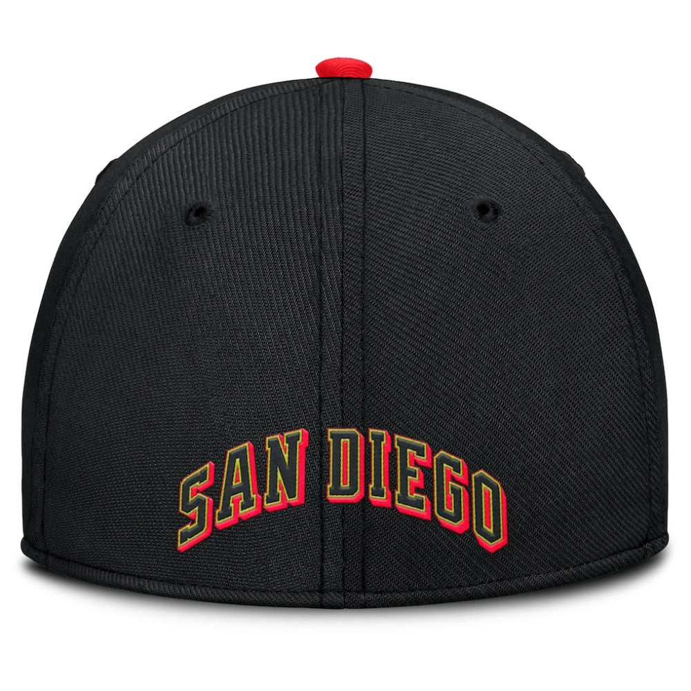 MLB San Diego Padres Nike Neon 90s Rise SwooshFlex Hat