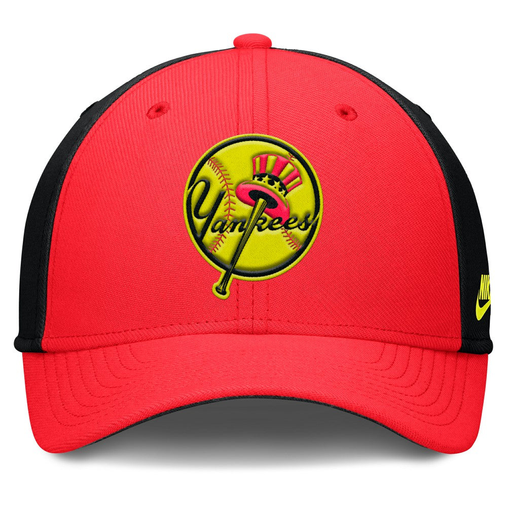MLB New York Yankees Nike Neon 90s Rise SwooshFlex Hat
