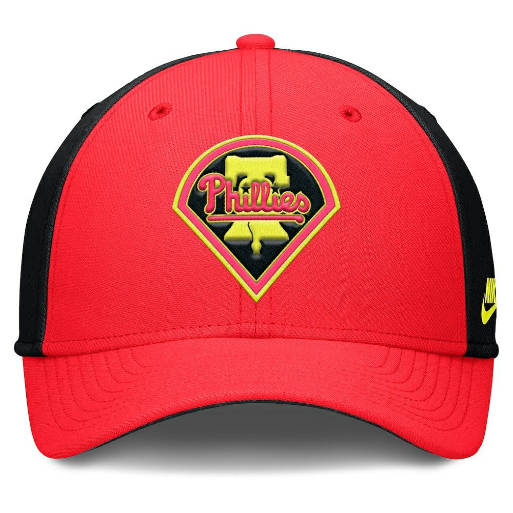 MLB Philadelphia Phillies Nike Neon 90s Rise SwooshFlex Hat