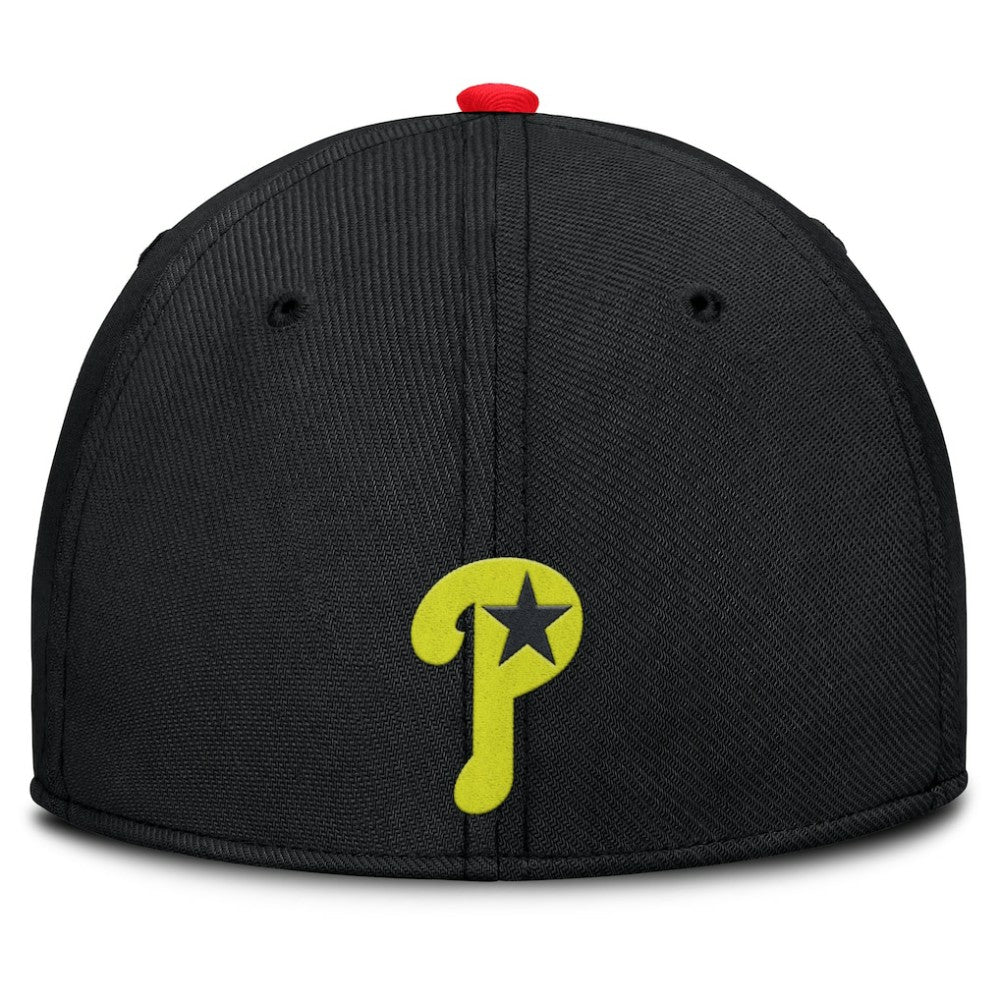 MLB Philadelphia Phillies Nike Neon 90s Rise SwooshFlex Hat