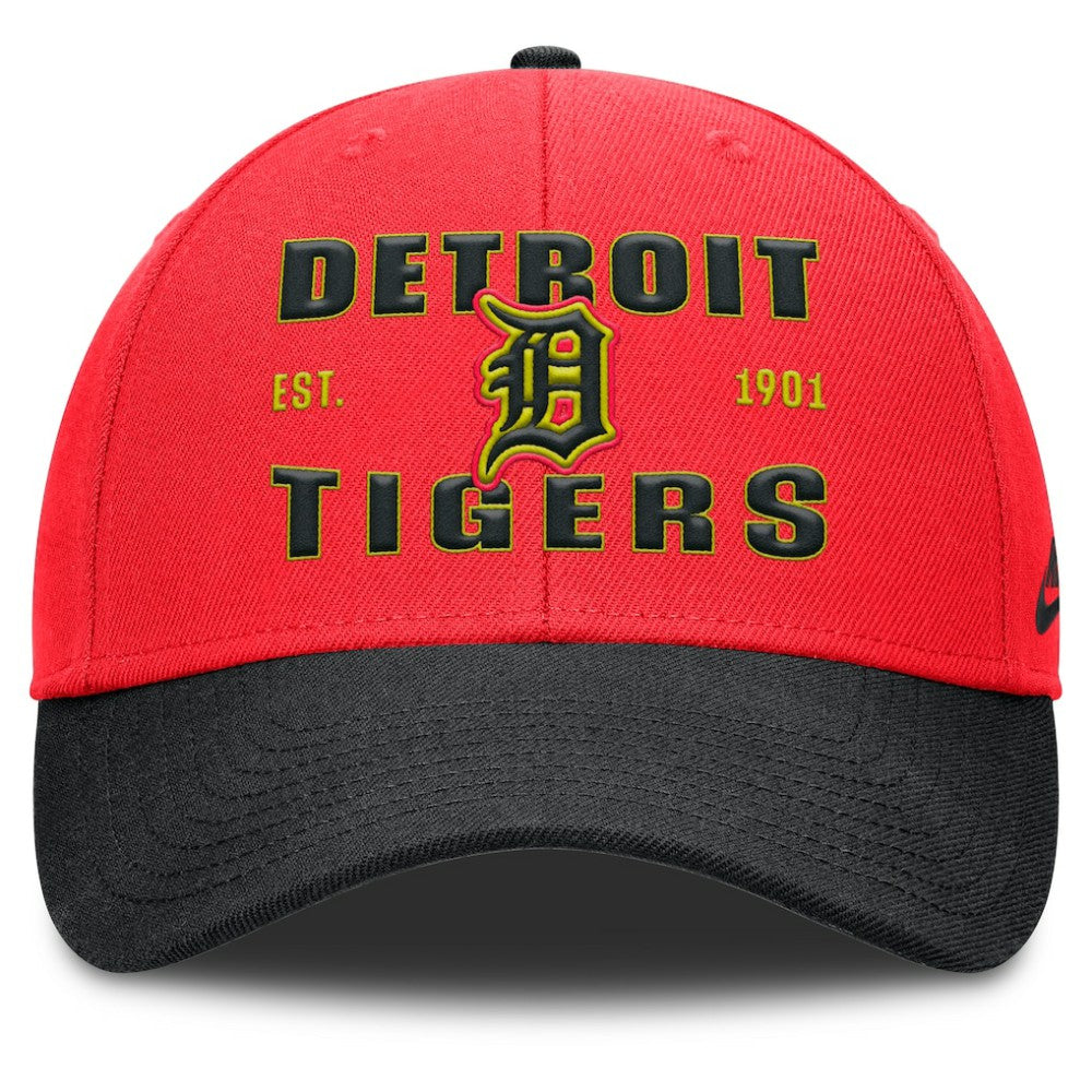 MLB Detroit Tigers Nike Neon 90s Rise Adjustable Hat
