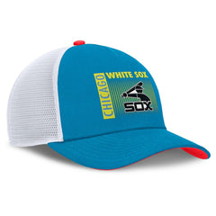MLB Chicago White Sox Nike Neon 90s Rise Structured Performance Adjustable Trucker Hat