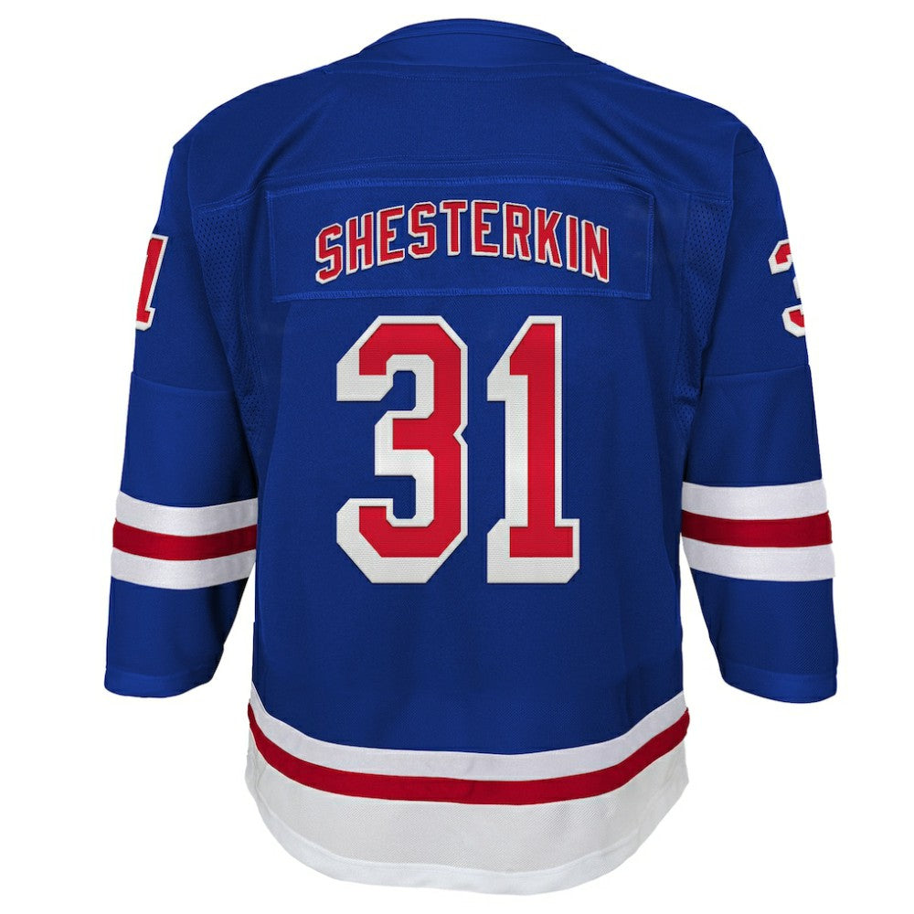 NHL Blue Igor Shesterkin New York Rangers Youth Home Premier Player Jersey