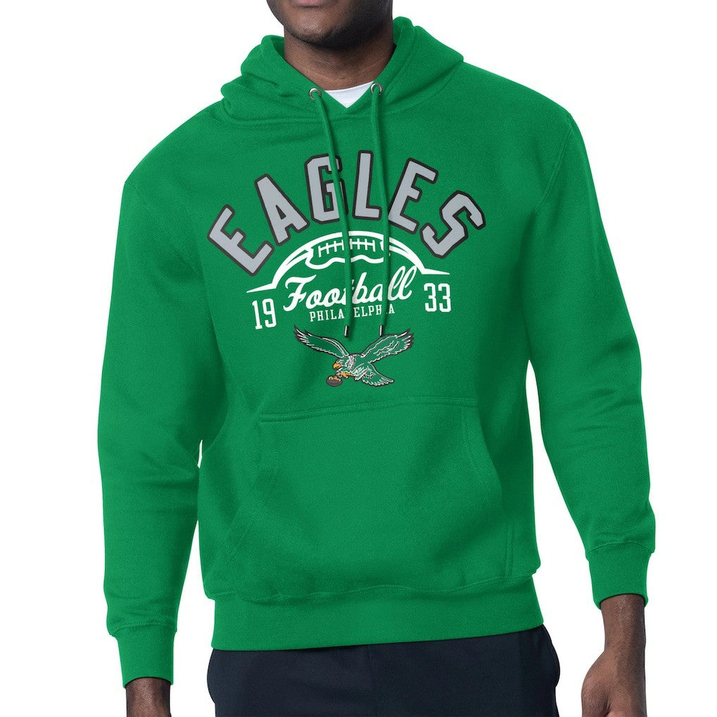 Starter Half Ball Retro Logo Pullover Hoodie - Philadelphia Eagles