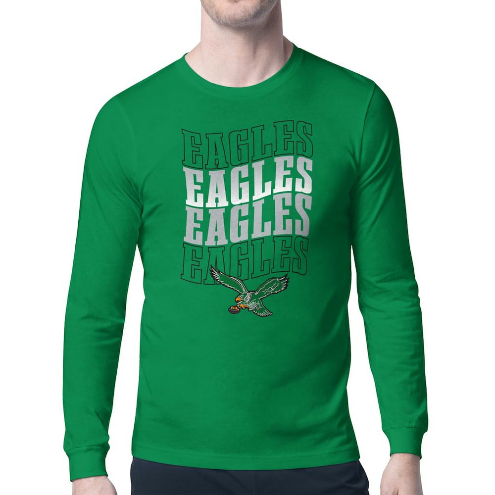 Starter Retro Team Logo Long Sleeve T-Shirt - Philadelphia Eagles
