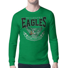 Starter Retro Team Logo Long Sleeve T-Shirt - Philadelphia Eagles