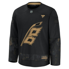 NHL Black Carolina Hurricanes Fanatics 2024 Military Appreciation Practice Jersey