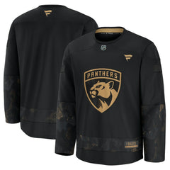 NHL Black Florida Panthers Fanatics 2024 Military Appreciation Practice Jersey