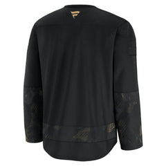 NHL Black Vegas Golden Knights Fanatics 2024 Military Appreciation Practice Jersey