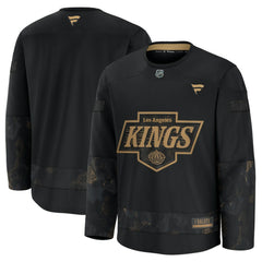 NHL Black Los Angeles Kings Fanatics 2024 Military Appreciation Practice Jersey