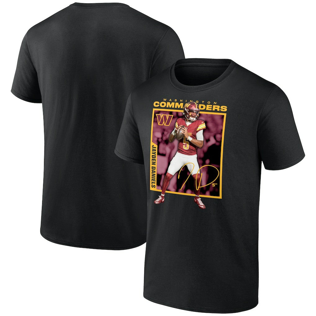 Jayden Daniels  Player Frame T-Shirt - Washington Commanders