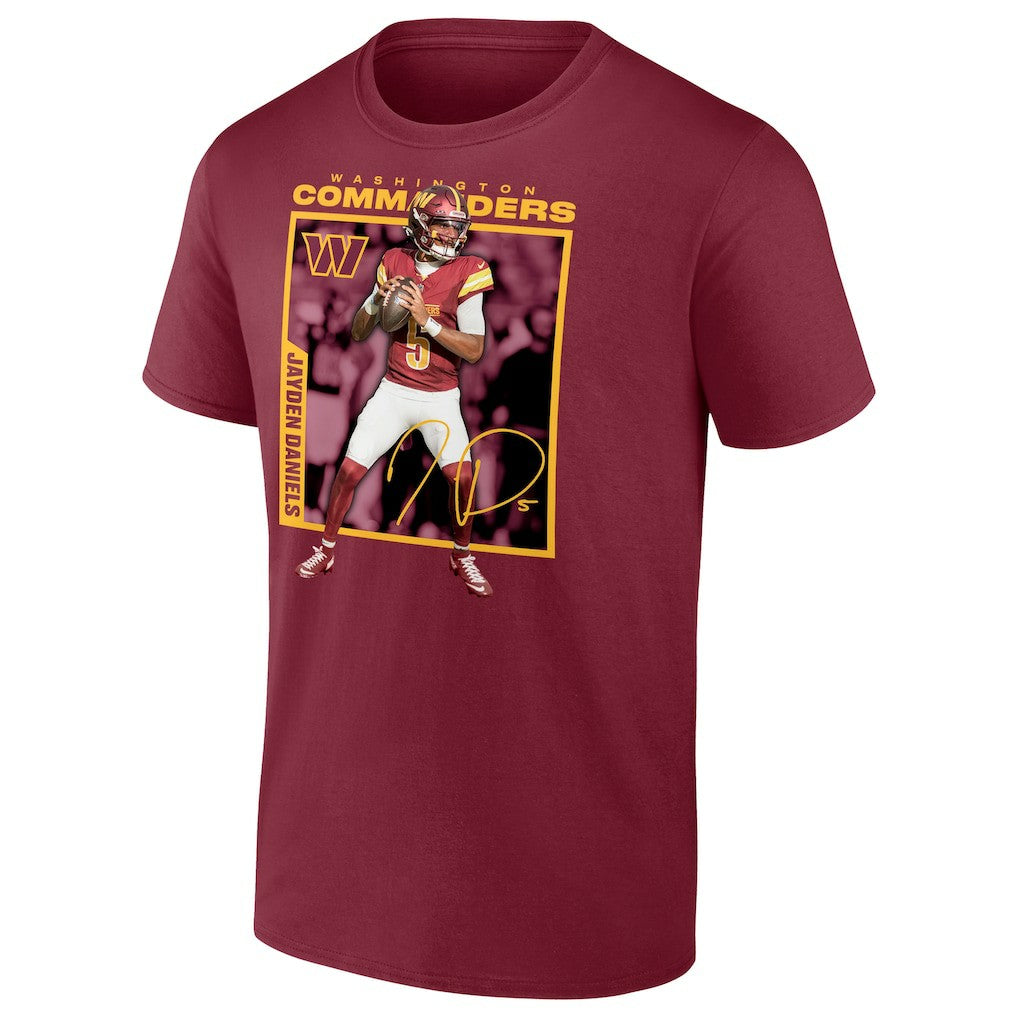 Jayden Daniels  Player Frame T-Shirt - Washington Commanders