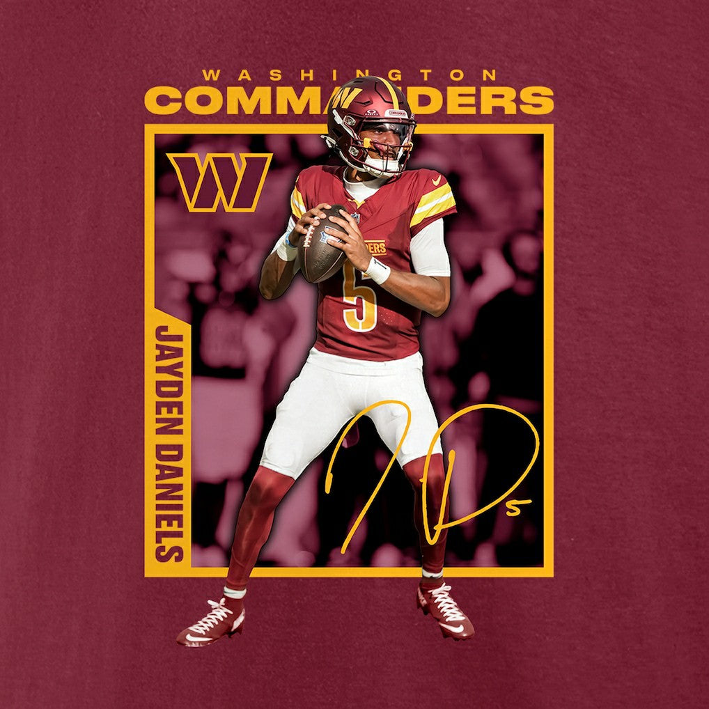 Jayden Daniels  Player Frame T-Shirt - Washington Commanders