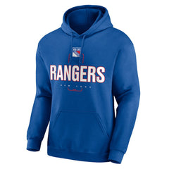 NHL Blue New York Rangers Personalized Name & Number Midfielder Pullover Hoodie