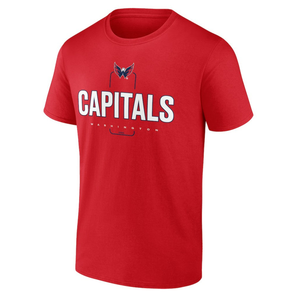 NHL Red Washington Capitals Personalized Name & Number Midfielder T-Shirt