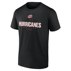 NHL Black Carolina Hurricanes Personalized Name & Number Midfielder T-Shirt