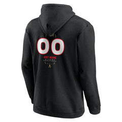 NHL Black Ottawa Senators Personalized Name & Number Midfielder Pullover Hoodie