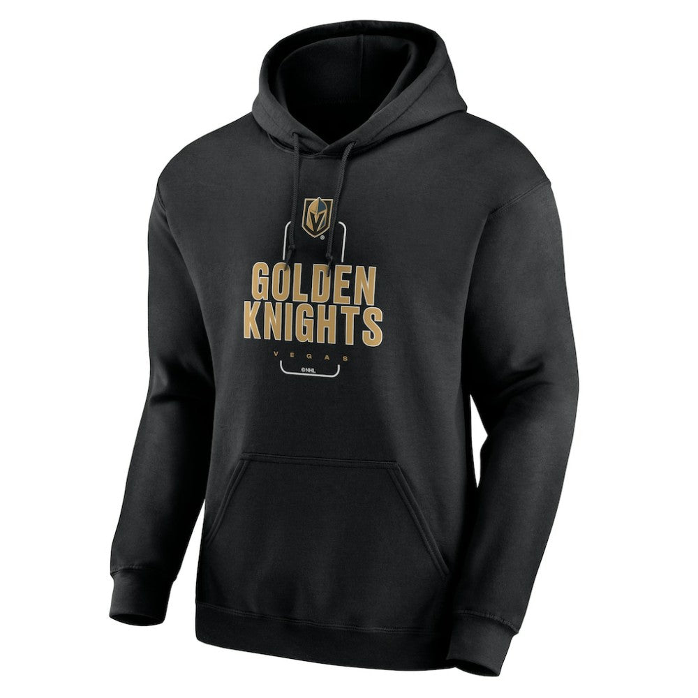 NHL Black Vegas Golden Knights Personalized Name & Number Midfielder Pullover Hoodie