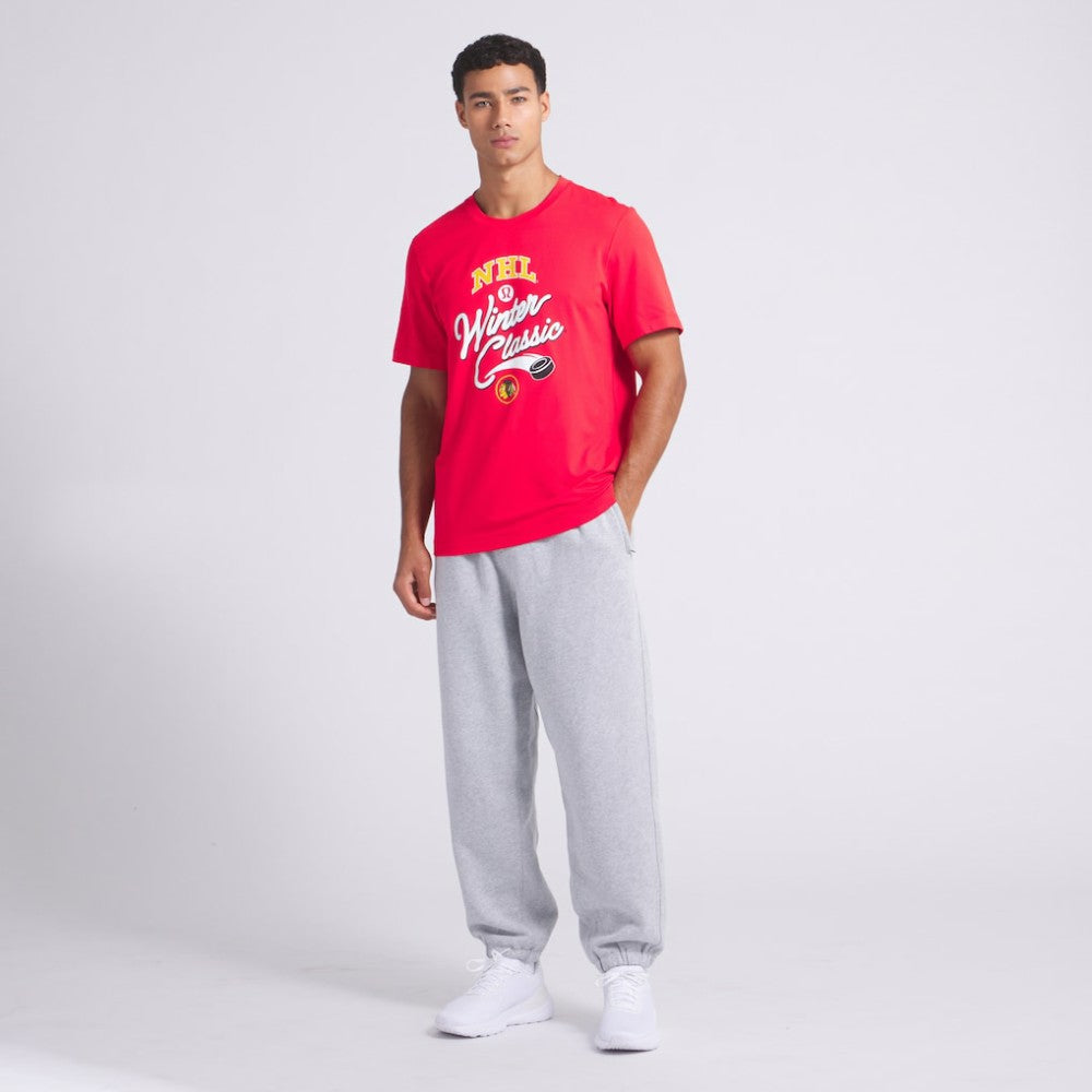 NHL True Red|True Red Chicago Blackhawks lululemon 2025 NHL Winter Classic Soft Jersey T-Shirt