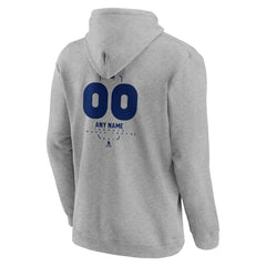 NHL Gray Toronto Maple Leafs Personalized Name & Number Midfielder Pullover Hoodie