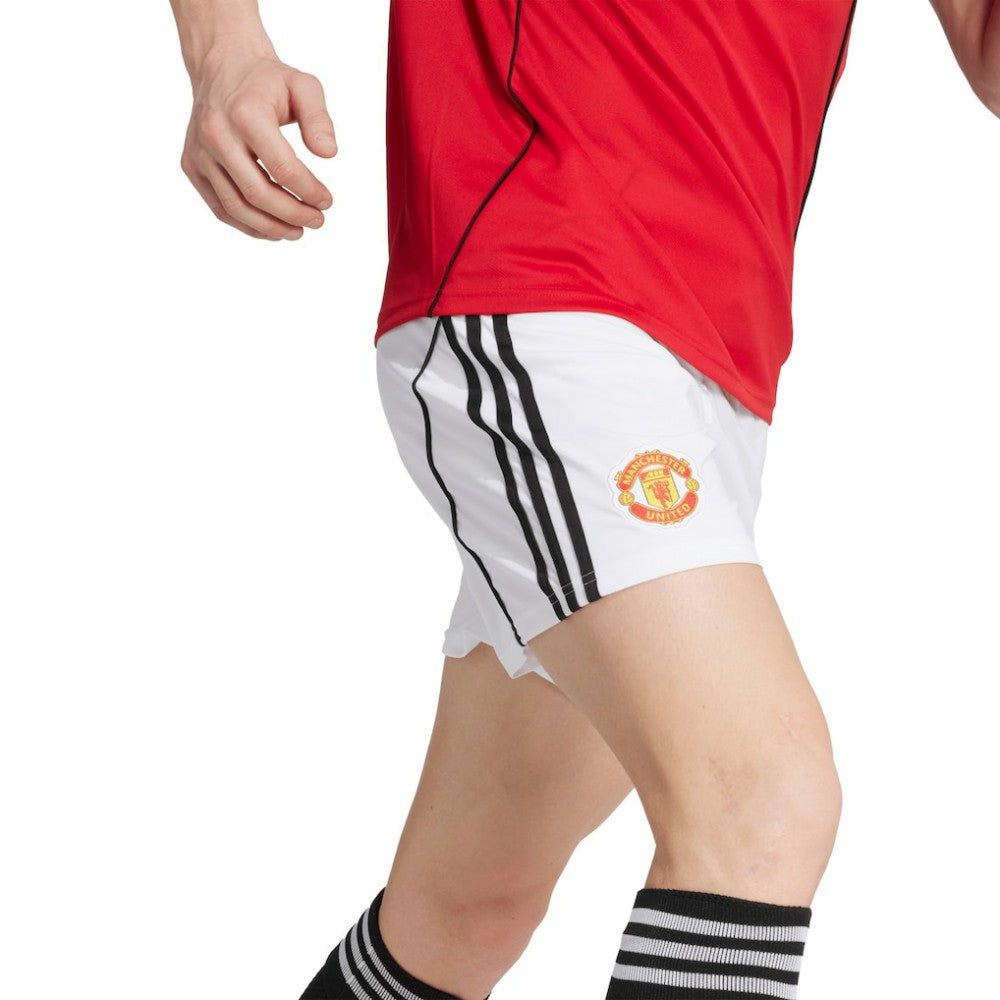 Manchester United 2025/26 Home AEROREADY Replica Shorts - Adidas White