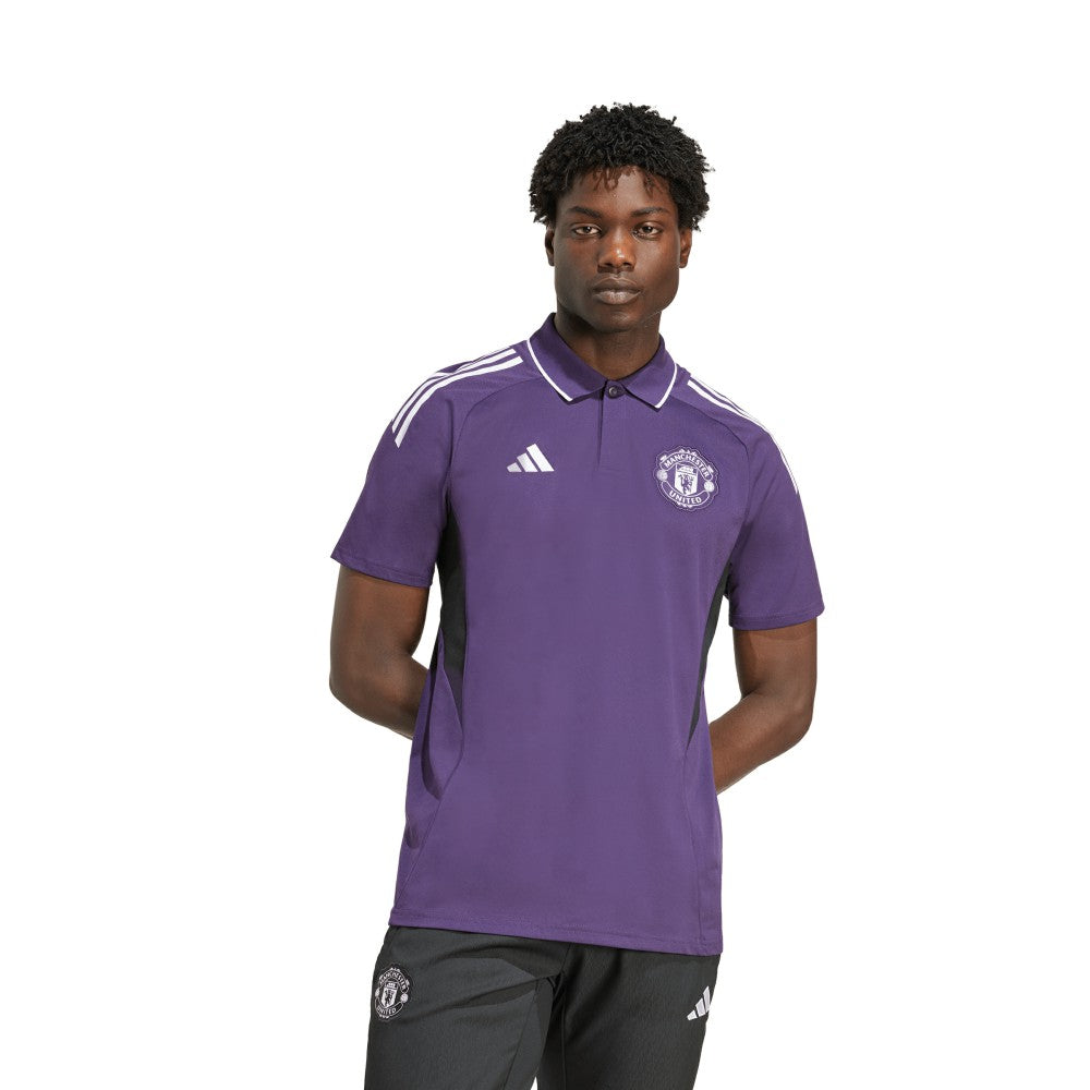 Manchester United 2025/26 Training Polo - Adidas Purple